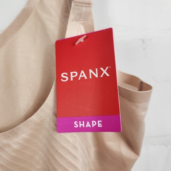 Spanx Shapewear Thinstincts 2.0 Invisible Open-Bust Mid-Thigh Bodysuit 10235R XL - Picture 9 of 14